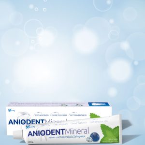 Zahnpasta Aniodent mit Anionen und Mineralsalzen