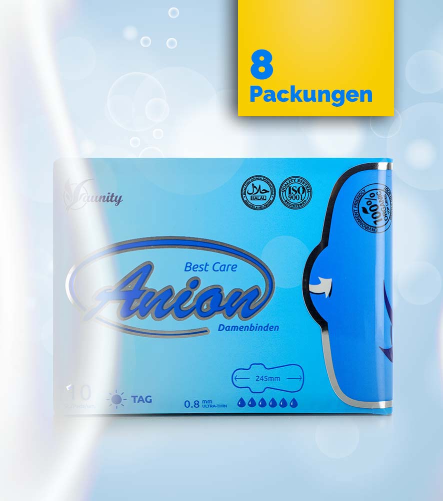 Damenbinden Slipeinlagen Anion antibakteriell