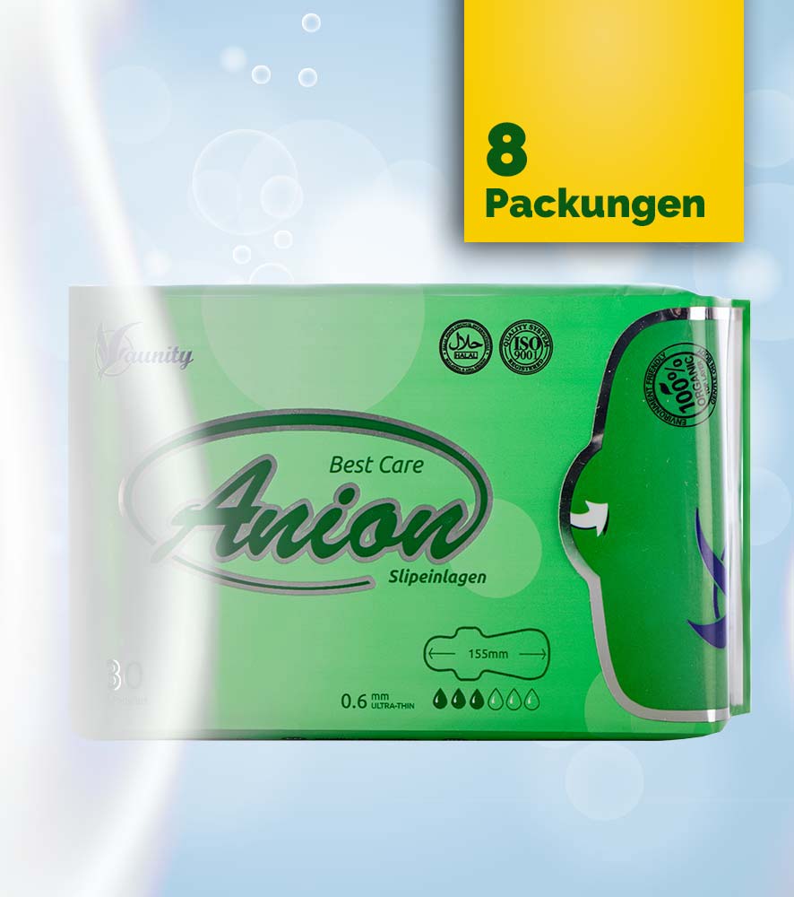 Damenbinden Slipeinlagen Anion antibakteriell