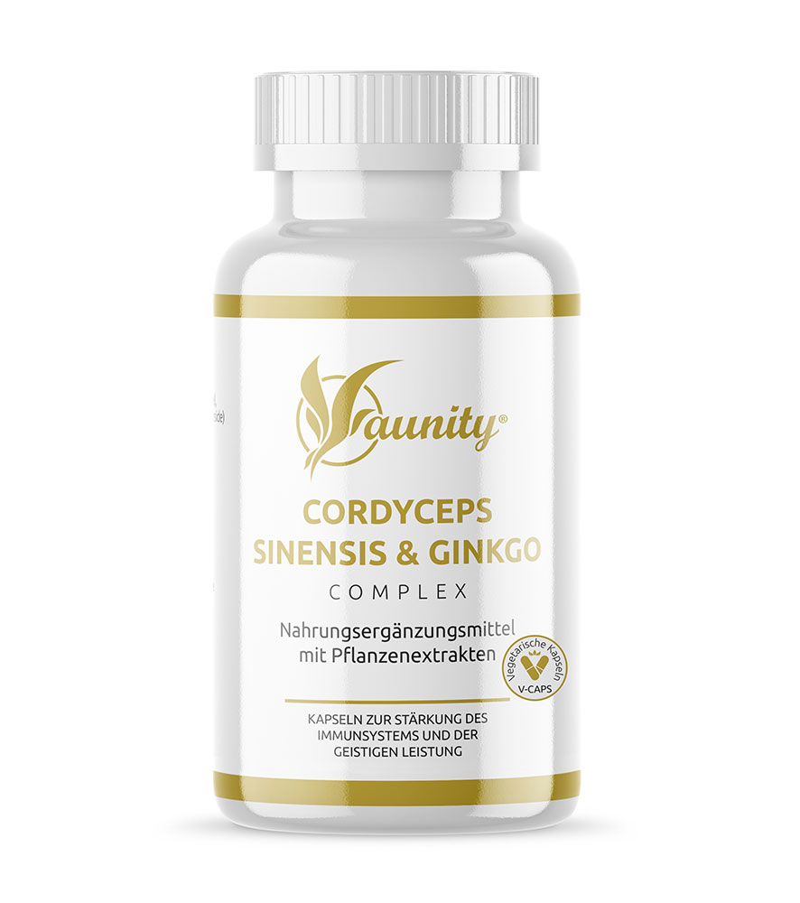 CORDYCEPS SINENSIS + GINKGO - Nahrungsergänzungsmittel mit Pflanzenextrakten