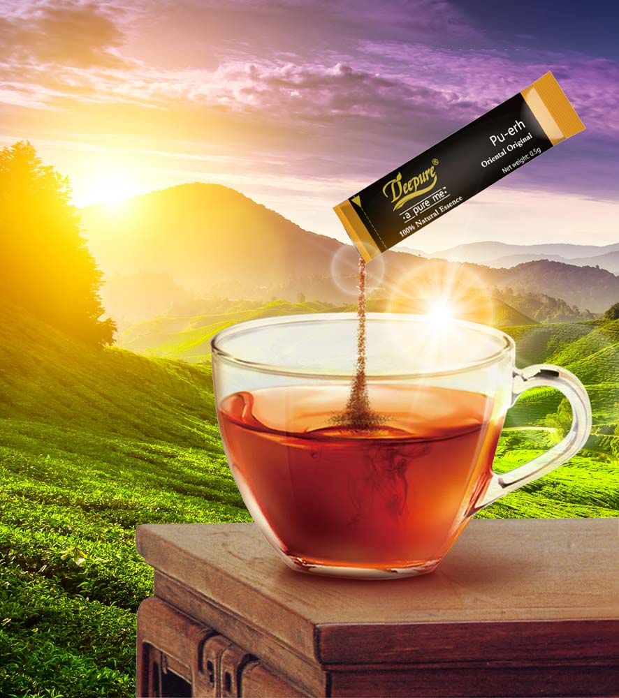 Detox Deepure Pu-erh-Tee-Essenz Ein benutzerfreundlicher und gesunder Entgiftungstee.
