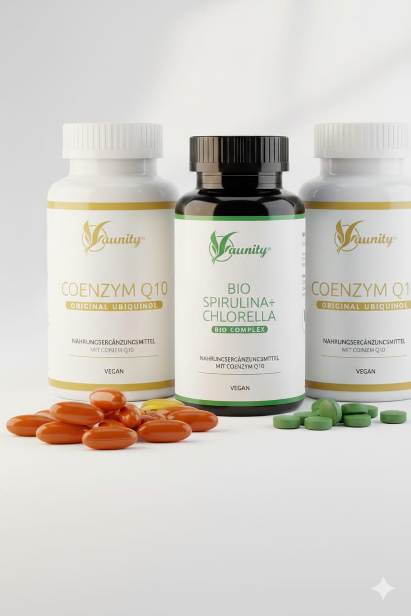 2xCoenzym Q10 + BIO SPIRULINA CHLORELLA DE-ÖKO-006