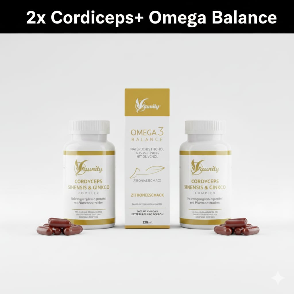 2 x CORDYCEPS SINENSIS + GINKGO + OMEGA-3 BALANCE 250ml
