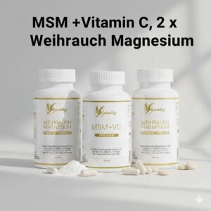 2 x WEIHRAUCH MAGNESIUM + MSM + Vitamin C Premium